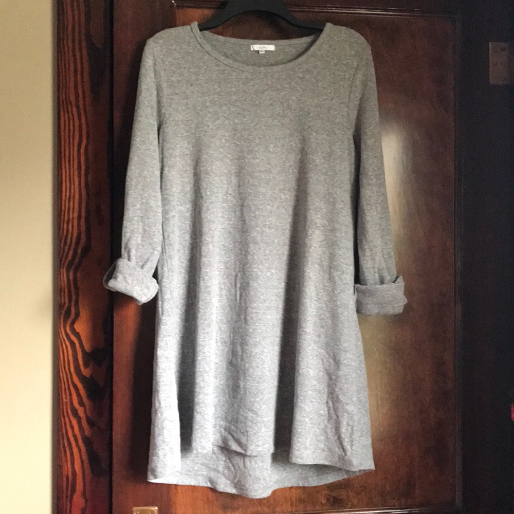 Grey 3/4 sleeve tunic